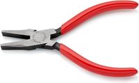 Knipex Platbuigtang zwart geatramenteerd met kunststof bekleed 125 mm - 2001125 - thumbnail