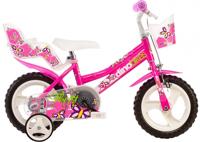 Dino Happy 12 Inch 21 cm Meisjes Doortrapper Roze - thumbnail