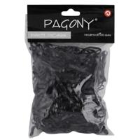Pagony elastiekjes breed zwart - thumbnail