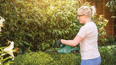 Bosch Groen EasyHedgeCut 18-45 | Accu heggenschaar 46 cm | Zonder accu&apos;s & lader - 0600849H03 - thumbnail
