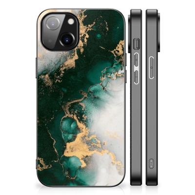 Marmeren Print Telefoonhoesje voor Apple iPhone 13/14 Marmer Groen