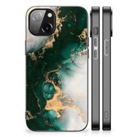 Marmeren Print Telefoonhoesje voor Apple iPhone 13/14 Marmer Groen - thumbnail
