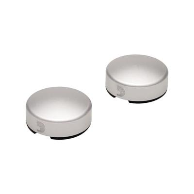 D'Addario XPND Footswitch Topper zilver, set van 2 D'Addario XPND Footswitch Topper zilver, set van 2