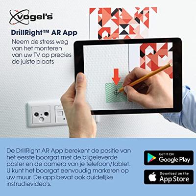 Vogels TVM 3225 Draaibare tv-beugel TV beugel Zwart - thumbnail