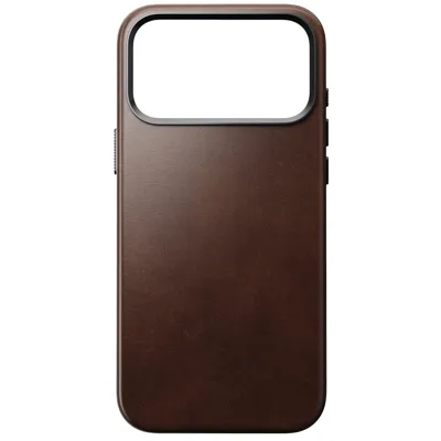 Nomad Traditional Horween lederen hoesje iPhone 17 Pro Max - Brown Nomad Traditional Horween lederen hoesje iPhone 17 Pro Max - Brown