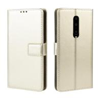 Retro Crazy Horse textuur horizontale Flip lederen case voor OnePlus 7 Pro met houder & kaartsleuven & fotolijstjes (goud) - thumbnail