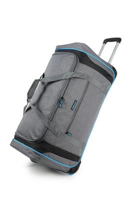 Decent Flexplus Reistas Met Wielen 78cm Grijs/Blauw Decent Flexplus Reistas Met Wielen 78cm Grijs/Blauw