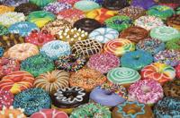 JigSaw Kleurrijke Donuts Legpuzzel 1000 Stukjes Puzzel 50 x 70 cm Puzzle Vanaf 14+ - thumbnail