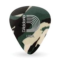 D&apos;Addario 1CCF2-10 Camouflage celluloid plectra 10 pack light - thumbnail