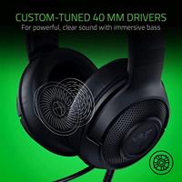 Gaming Headset met Microfoon Razer KRAKEN X LITE Zwart - thumbnail