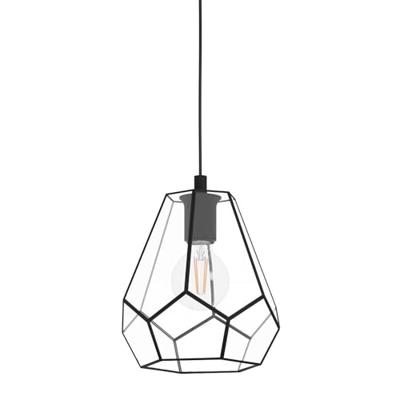 Eglo HanglampMardyke zwart met glas - 43643