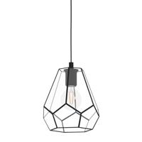 Eglo HanglampMardyke zwart met glas - 43643 - thumbnail