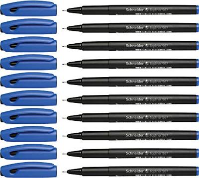 Fineliner Schneider 967 0.4mm blauw | 10 stuks