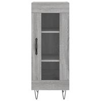 Dressoir 34,5x34x90 cm bewerkt hout grijs sonoma eikenkleurig - thumbnail