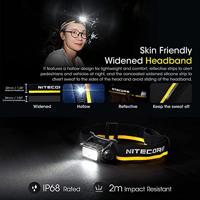 NiteCore NU40 Hoofdlamp LED werkt op een accu 1000 lm - thumbnail