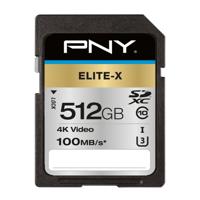 PNY Elite-X flashgeheugen 512 GB SDXC UHS-I Klasse 10 - thumbnail