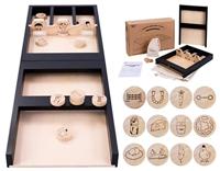 Houten Kinder Sjoelbak Dieren, 80cm - thumbnail