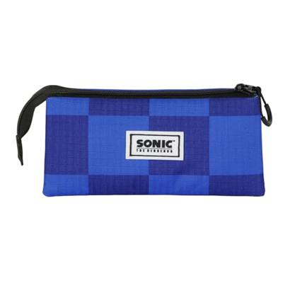 Sonic - The Hedgehog Triple Pencil case SEGA Sight Blue Sonic - The Hedgehog Triple Pencil case SEGA Sight Blue