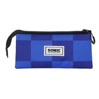 Sonic - The Hedgehog Triple Pencil case SEGA Sight Blue - thumbnail