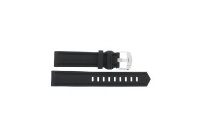 Horlogeband Tag Heuer WAK2180 / BT0721 Rubber Zwart 20mm