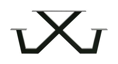 WOOOD Outdoor Tafelpoot 'Tablo' kleur Zwart