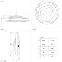 Eglo Led plafondlamp Battistona Ø 38cm 900605 - thumbnail