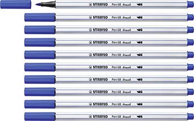 Brushstift stabilo pen 68/32 ultramarijnblauw | 10 stuks Brushstift stabilo pen 68/32 ultramarijnblauw | 10 stuks