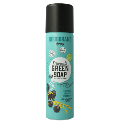 Marcel's Green Soap Deospray mimosa black currant 150 Milliliter
