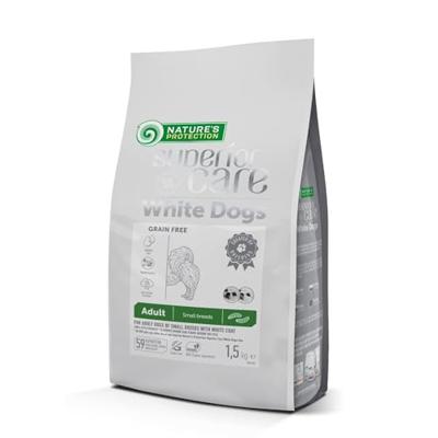 NATURE'S PROTECTION Superior Care White dog Small breeds Insect - droog hondenvoer - 1,5kg