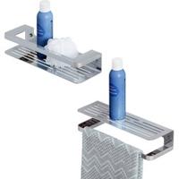 Tiger Douchemand of Handdoekrek Caddy 35 cm Chroom - thumbnail