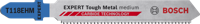 Bosch Accessories 2608900562 Expert Stainless Steel T 118 EHM decoupeerzaagblad, 3 stuks 3 stuk(s) - thumbnail