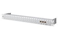 Metz Connect 130920-E 24 poorten Netwerkpatchpaneel 483 mm (19) CAT 6A 1 HE Zilver (metallic) Ingericht - thumbnail