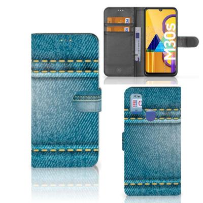 Samsung Galaxy M21 | M30s | Wallet Case | met Pasjes | Jeans