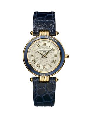 Horlogeband Balmain B81302512 / 1732632 Leder Blauw 16mm
