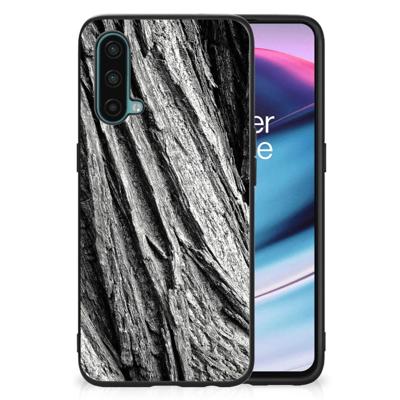 Houten Print Telefoonhoesje OnePlus Nord CE 5G Boomschors Grijs Houten Print Telefoonhoesje OnePlus Nord CE 5G Boomschors Grijs