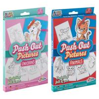 Basic Craft PushOut Pictures Eenhoorn - thumbnail