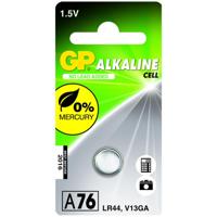 GP Knoopcel LR44 1.5 V 1 stuk(s) 110 mAh Alkaline GP76ASTD967C1 - thumbnail