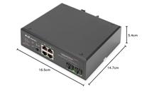 Digitus DN-651109 Industrial Ethernet Switch 10 / 100 / 1000 MBit/s IEEE 802.3af (12.95 W), IEEE 802.3at (25.5 W) - thumbnail