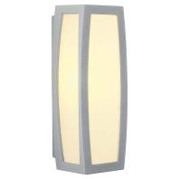 Wandlamp MERIDIAN BOX zilvergrijs 1xE27, met bewegingssensor - thumbnail