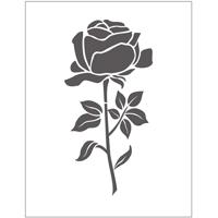 Creotime embossingfolder 11 x 14 cm roos - thumbnail