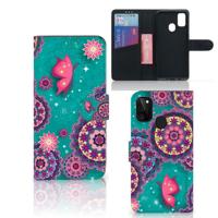 Samsung Galaxy M21 | M30s Hoesje Cirkels en Vlinders - thumbnail