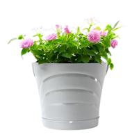 Bama tulipano bloempot 5l 34.5x19x30 cm 4 stuks wit - thumbnail