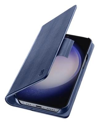 Cellularline BOOK3GALS24B Booklet Samsung Samsung Galaxy S24 Blauw Met standfunctie