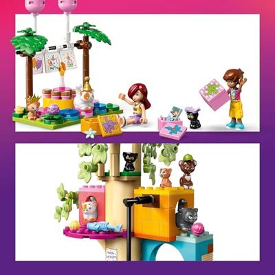 LEGO Friends kattenverjaardagsfeestje en boomhut 42666 - thumbnail