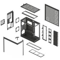 HAVN HAVN HS 420 PC-Gehäuse, Midi-Tower, E-ATX, Tempered Glass - schwarz Midi-tower Behuizing, Gaming-behuizing, PC-behuizing Zwart - thumbnail