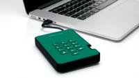 iStorage diskAshur2 SSD 8TB Groen - Veilige draagbare Solid State Drive - Beveiligd met een wachtwoord - Stofdicht en waterdicht - Hardwarematige versleuteling - thumbnail