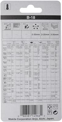 Makita Accessoires Decoupeerzaagblad B18 - T119BO | 5 stuks - A-85709 - thumbnail