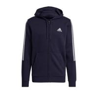 adidas Performance sportvest donkerblauw/wit - thumbnail