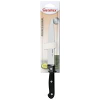 Metaltex professional universeel koksmes 28 cm zwart/rvs - thumbnail