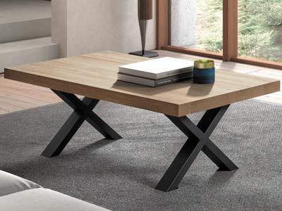 Rechthoekige salontafel SYROCO canyon eik Rechthoekige salontafel SYROCO canyon eik